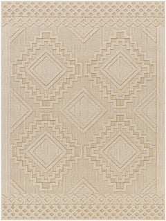 Arwid Bone Outdoor Area Rug - Clearance - Ornate Home