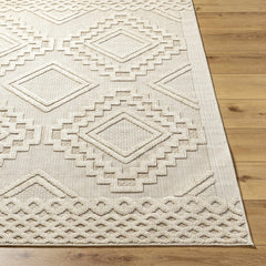 Arwid Bone Outdoor Area Rug - Clearance - Ornate Home