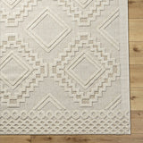 Arwid Bone Outdoor Area Rug - Clearance - Ornate Home