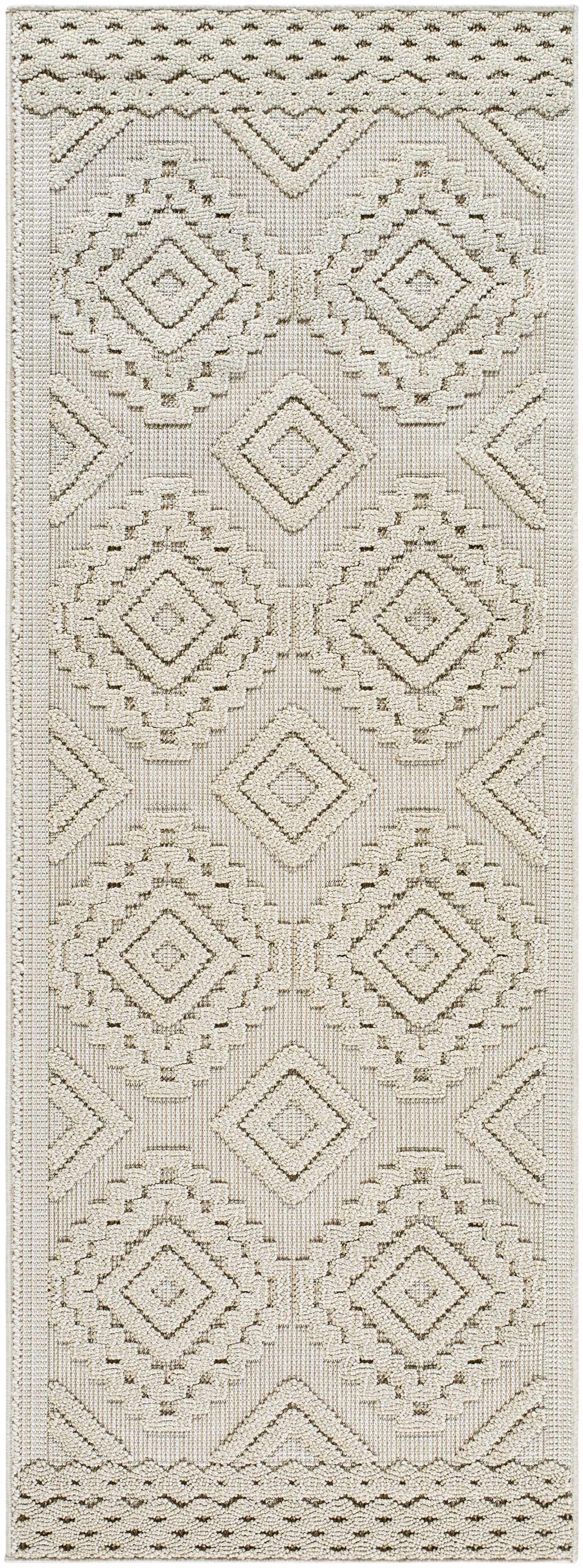 Arwid Bone Outdoor Area Rug - Clearance - Ornate Home