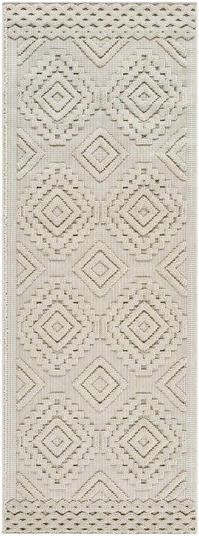 Arwid Bone Outdoor Area Rug - Clearance - Ornate Home