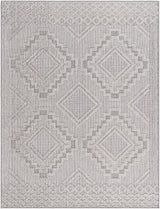 Arwid Light Gray Outdoor Area Rug - Clearance - Ornate Home