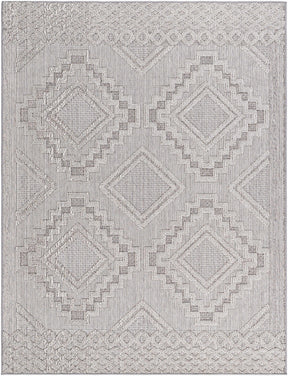 Arwid Light Gray Outdoor Area Rug - Clearance - Ornate Home