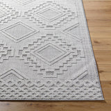 Arwid Light Gray Outdoor Area Rug - Clearance - Ornate Home