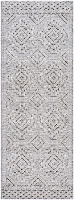 Arwid Light Gray Outdoor Area Rug - Clearance - Ornate Home