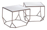 Arzon Bronze Coffee Table Set (2-Piece) - Ornate Home