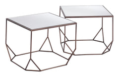 Arzon Bronze Coffee Table Set (2-Piece) - Ornate Home