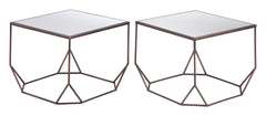 Arzon Bronze Coffee Table Set (2-Piece) - Ornate Home