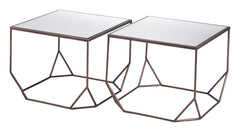 Arzon Bronze Coffee Table Set (2-Piece) - Ornate Home