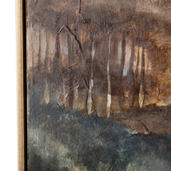 As The River Flows Brown Canvas - Ornate Home