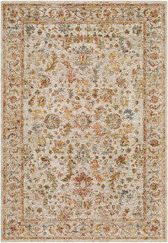 Asabi Beige Textured Rug with Fringes - Ornate Home