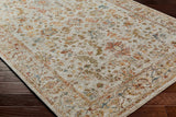Asabi Beige Textured Rug with Fringes - Ornate Home