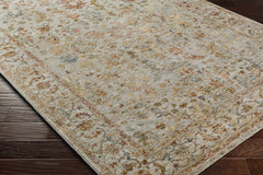 Asabi Beige Textured Rug with Fringes - Ornate Home
