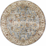 Asabi Blue Textured Rug with Fringes - Ornate Home