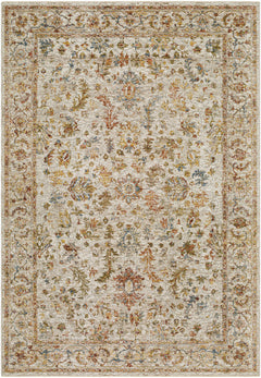 Asabi Tan Textured Rug with Fringes - Ornate Home