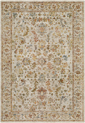 Asabi Tan Textured Rug with Fringes - Ornate Home