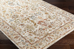 Asabi Tan Textured Rug with Fringes - Ornate Home