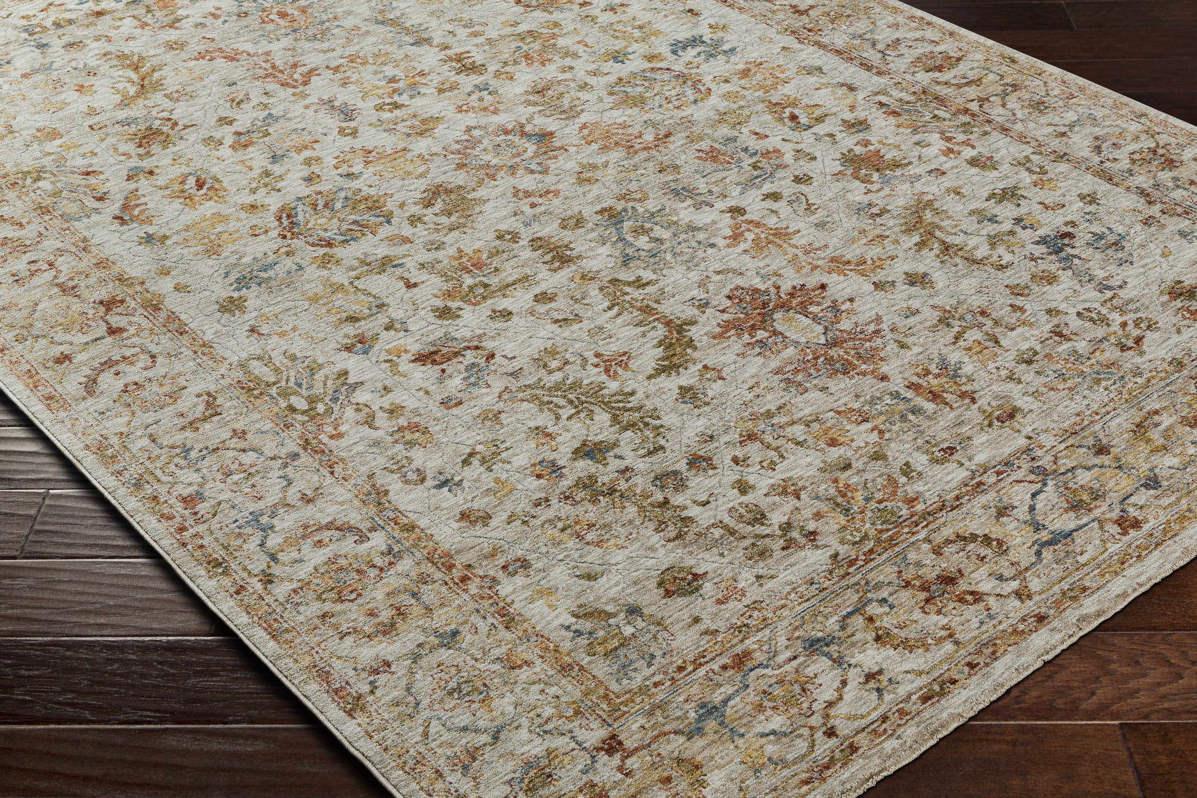 Asabi Tan Textured Rug with Fringes - Ornate Home