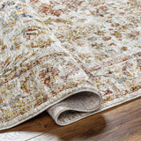 Asabi Tan Textured Rug with Fringes - Ornate Home