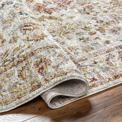 Asabi Tan Textured Rug with Fringes - Ornate Home