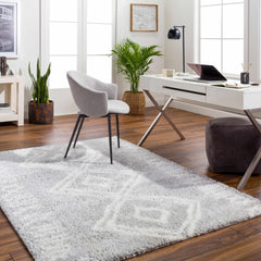 Asael Gray Area Rug - Clearance - Ornate Home