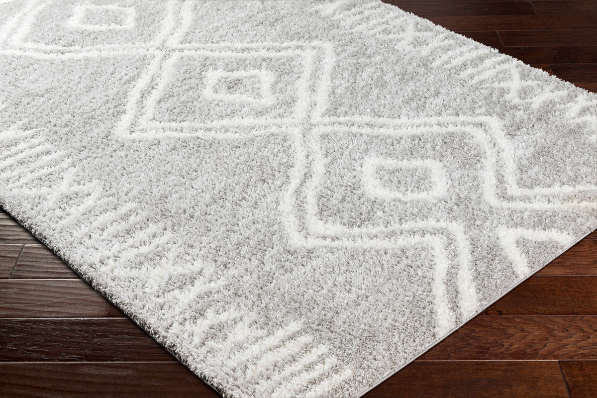 Asael Gray Area Rug - Clearance - Ornate Home