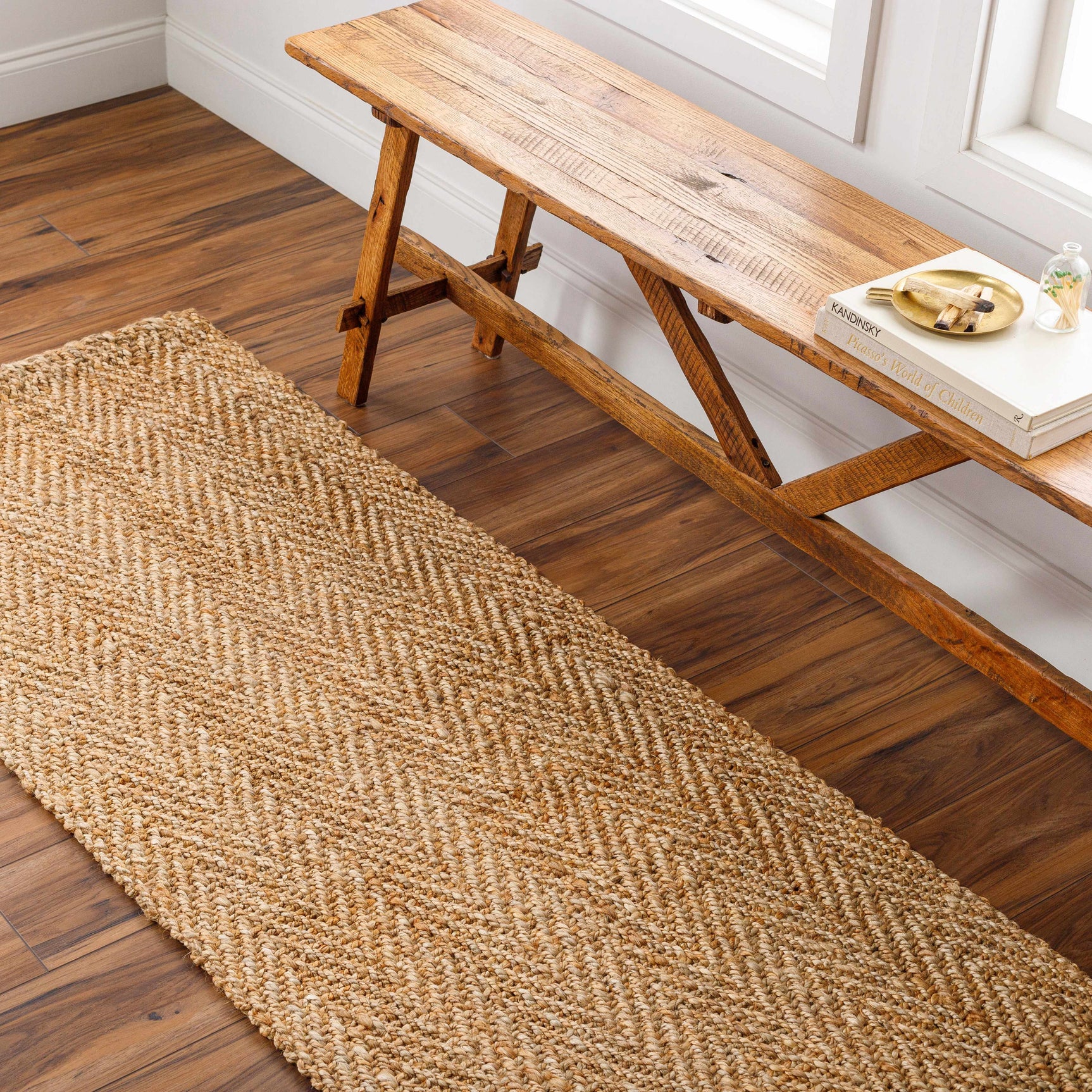 Asaka Jute Area Rug - Clearance - Ornate Home
