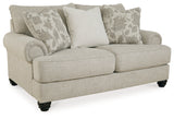 Asanti Fog Loveseat and Ottoman (Online Special Price) - Ornate Home