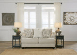 Asanti Fog Loveseat and Ottoman (Online Special Price) - Ornate Home