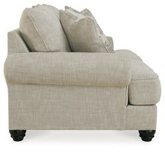 Asanti Fog Loveseat and Ottoman - Ornate Home