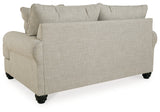 Asanti Fog Loveseat and Ottoman - Ornate Home