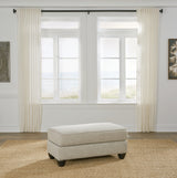 Asanti Fog Loveseat and Ottoman - Ornate Home