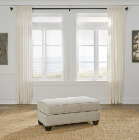 Asanti Fog Loveseat and Ottoman - Ornate Home