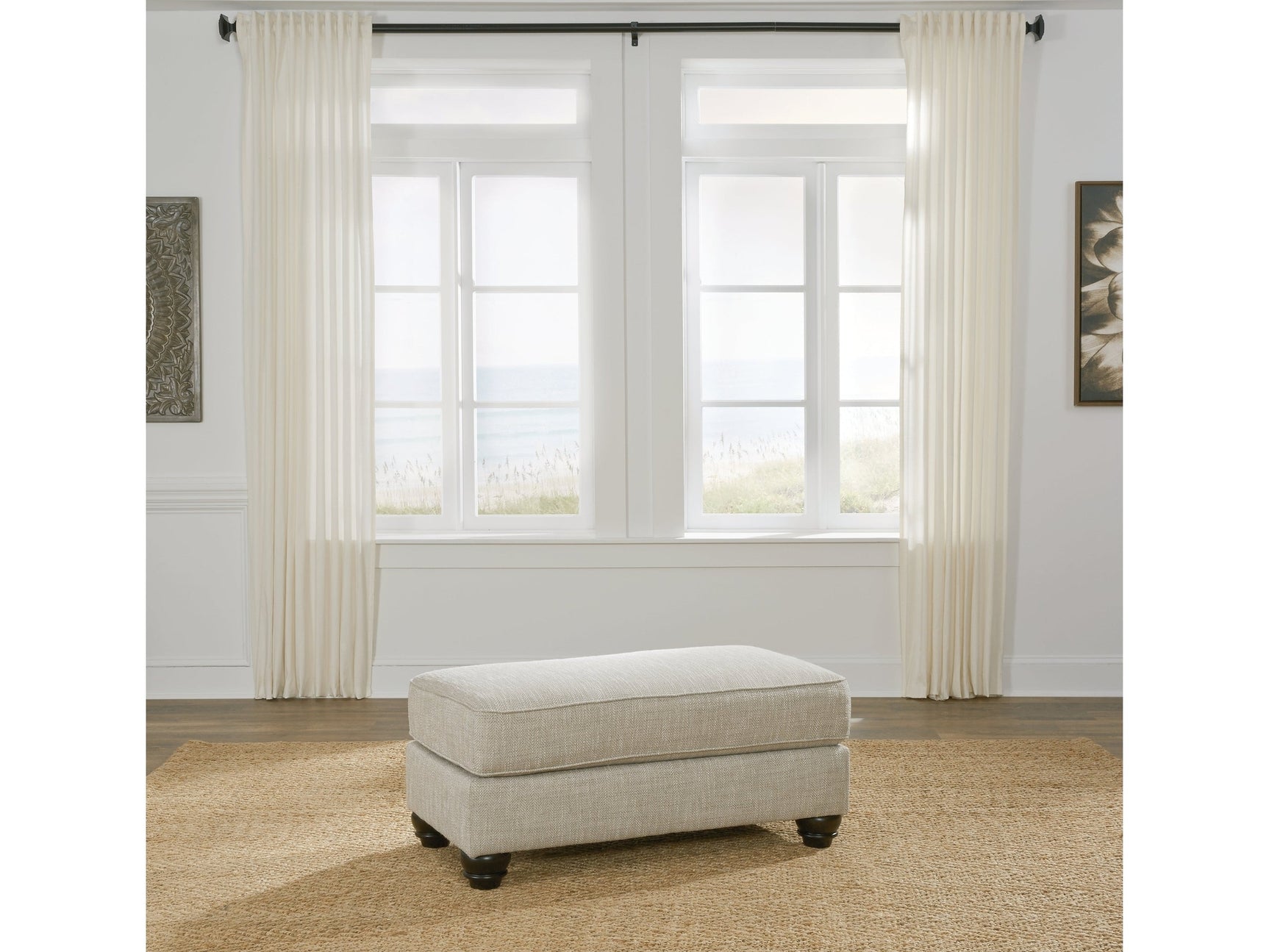 Asanti Fog Ottoman (Online Special Price) - Ornate Home