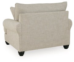 Asanti Fog Oversized Chair and Ottoman - Ornate Home
