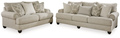 Asanti Fog Sofa and Loveseat - Ornate Home