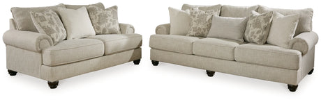 Asanti Fog Sofa and Loveseat - Ornate Home