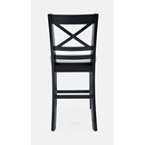 Asbury Park Black/Autumn Brown Counter Dining Table, (2) Stools, Bench - Ornate Home