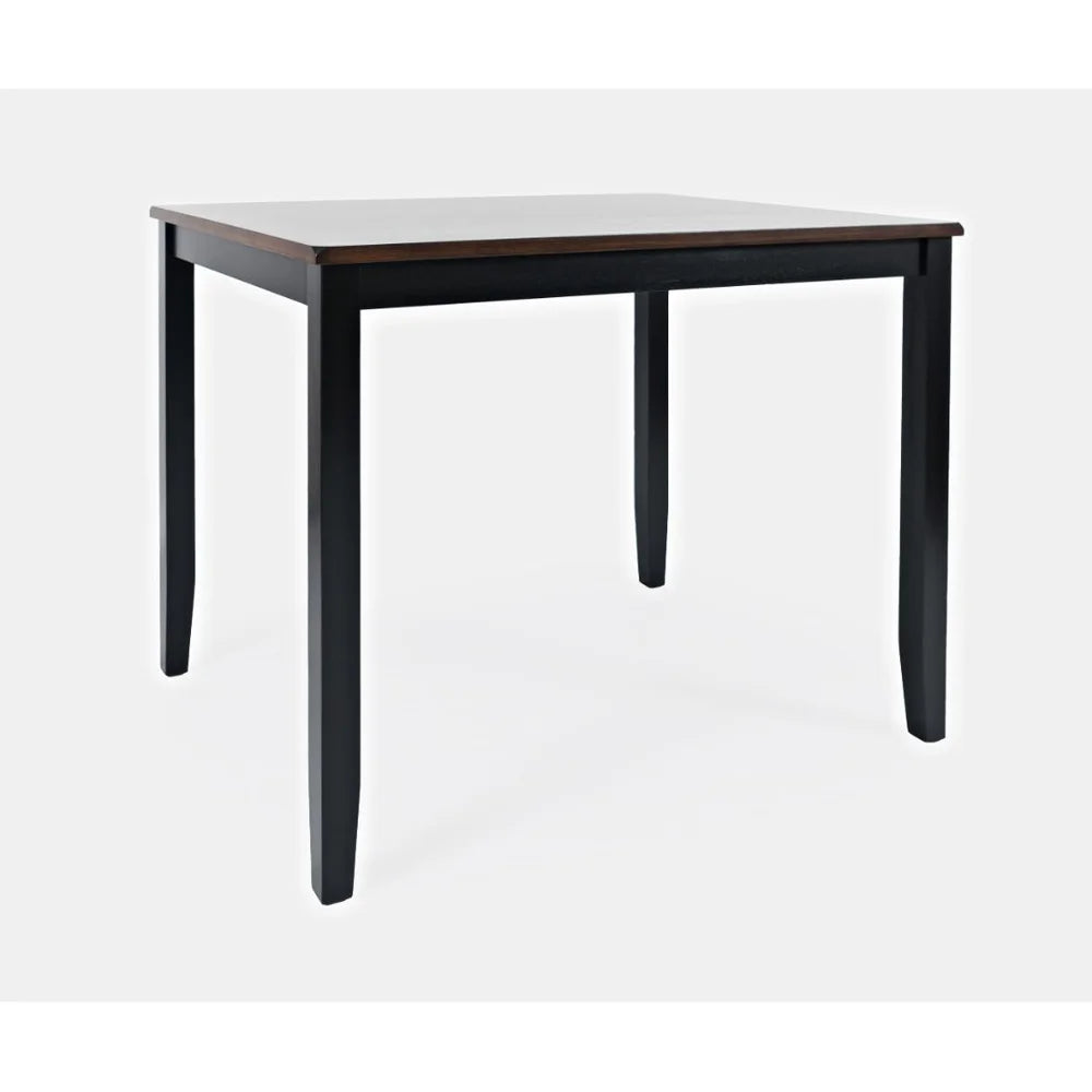 Asbury Park Black/Autumn Brown Counter Dining Table, (2) Stools, Bench - Ornate Home