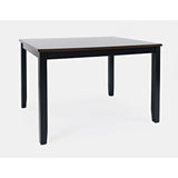 Asbury Park Black/Autumn Brown Dining Table, (2) Chairs, Bench - Ornate Home