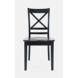 Asbury Park Black/Autumn Brown Dining Table, (2) Chairs, Bench - Ornate Home