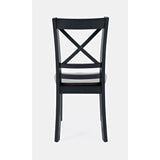 Asbury Park Black/Autumn Brown Dining Table, (2) Chairs, Bench - Ornate Home
