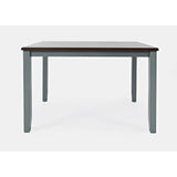 Asbury Park Grey/Autumn Brown Dining Table, (2) Chairs, Bench - Ornate Home