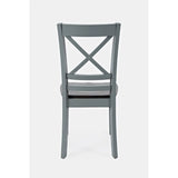 Asbury Park Grey/Autumn Brown Dining Table, (2) Chairs, Bench - Ornate Home