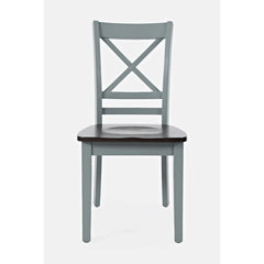 Asbury Park Grey/Autumn Brown Dining Table, (2) Chairs, Bench - Ornate Home