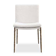 Ascend Textured White Dining Chair - Ornate Home