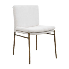 Ascend Textured White Dining Chair - Ornate Home