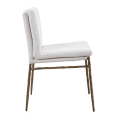Ascend Textured White Dining Chair - Ornate Home