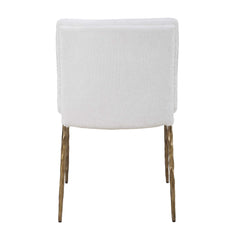 Ascend Textured White Dining Chair - Ornate Home