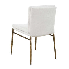 Ascend Textured White Dining Chair - Ornate Home
